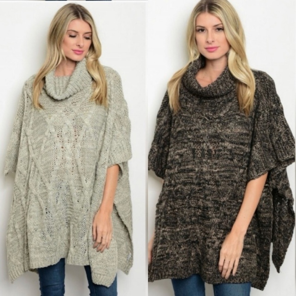 LAST ONE!!  Oversized Cowl Neck Sweater